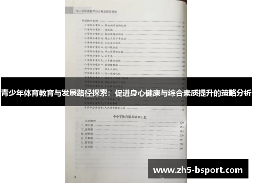 青少年体育教育与发展路径探索：促进身心健康与综合素质提升的策略分析